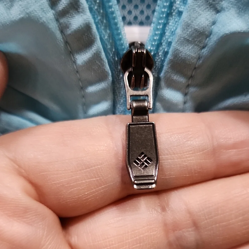 Columbia Sky Blue Omni-Shade Zip-Up Jacket - Picture 3 of 8
